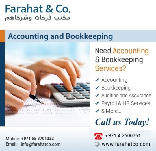 Outsource Accounting and Bookkeeping services in UAE