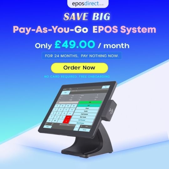 Pay As You Go EPOS System – Only £49.00! Offered by EPOS Direct
