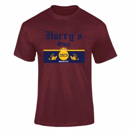 Personalised Corona Stag T-Shirt | Custom Party Wear