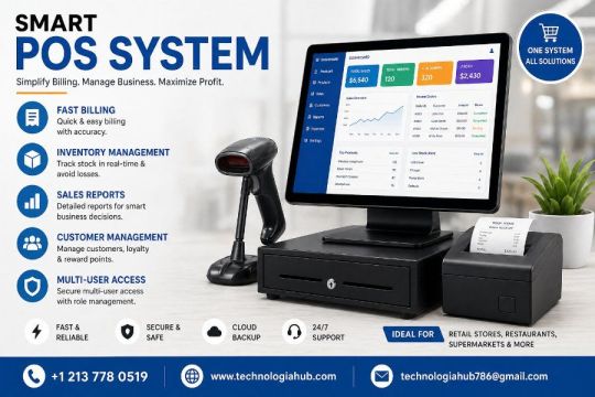Smart POS System for Billing, Inventory & Business Management