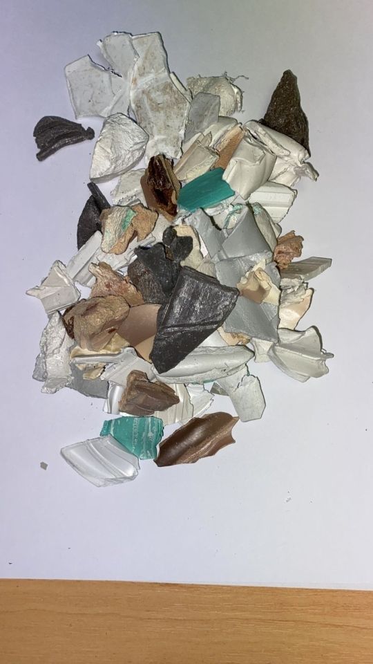 Post-industrial PVC Curly Lump