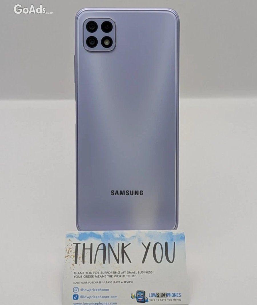 Samsung Galaxy A22 5G 64GB Purple Dual SIM Unlocked SIM Free Pristine