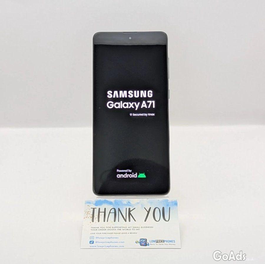 Samsung Galaxy A71 4G 128GB Silver Factory Unlocked SIM Free Pristine