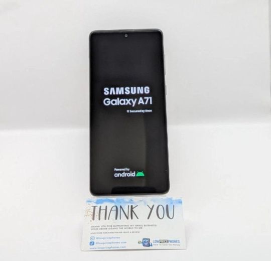 Samsung Galaxy A71 4G Black 128GB Factory Unlocked SIM Free Pristine C