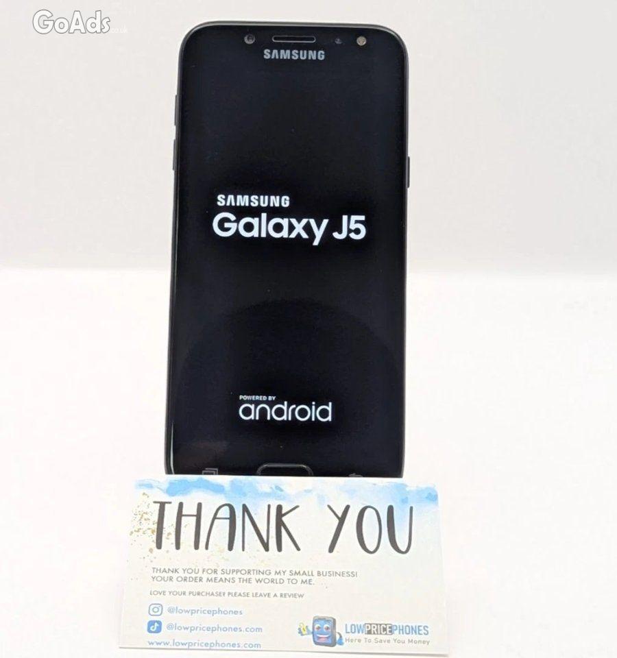 Samsung Galaxy J5 Pro 16GB Black Factory Unlocked Smartphone