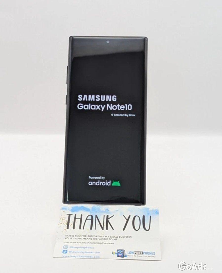 Samsung Galaxy Note10 SM-N970F/DS - 256GB -Black (Unlocked) (Dual SIM)