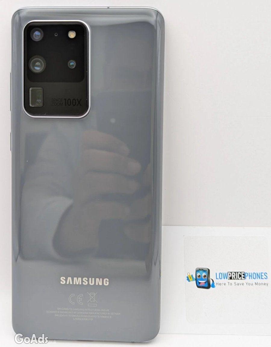 Samsung Galaxy S20 Ultra 5G Grey 128GB Unlocked UK Spec. Pristine A+ C