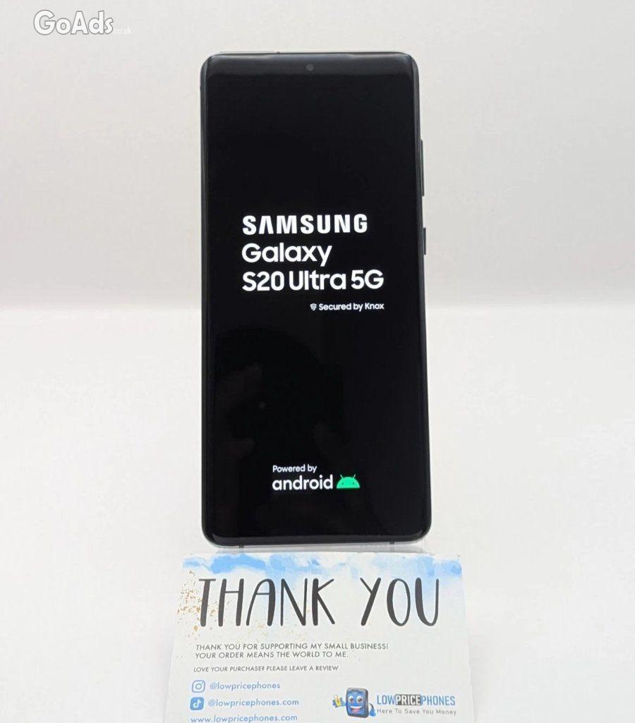 Samsung Galaxy S20 Ultra 5G Grey 128GB Unlocked UK Spec. Pristine A+ C