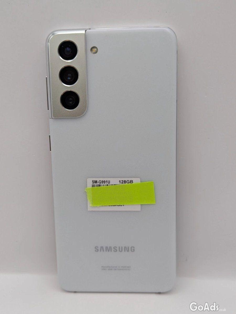 Samsung Galaxy S21 5G 128GB White Factory Unlocked SIM Free Smartphone