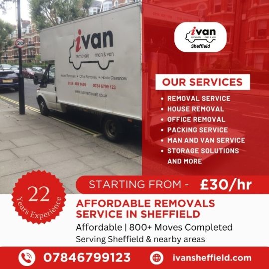 Sheffield's Trusted Removal Experts - Prices start at just £30/hour!