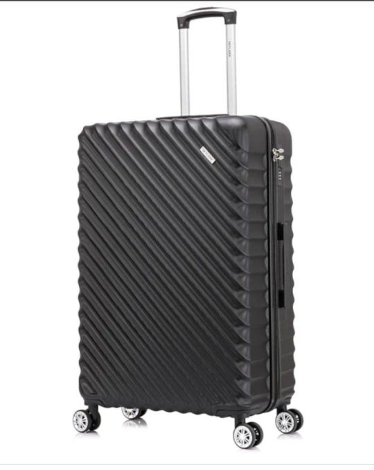 Skylark Large Medium black Suitcases (6055)