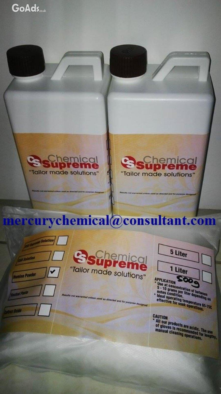 SSD CHEMICAL, ACTIVATION POWDER / MACHINE available FOR BULK cleaning