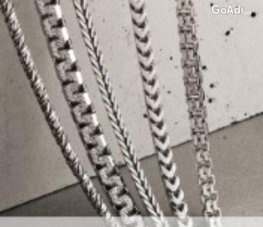 Sterling Silver Men's Chains