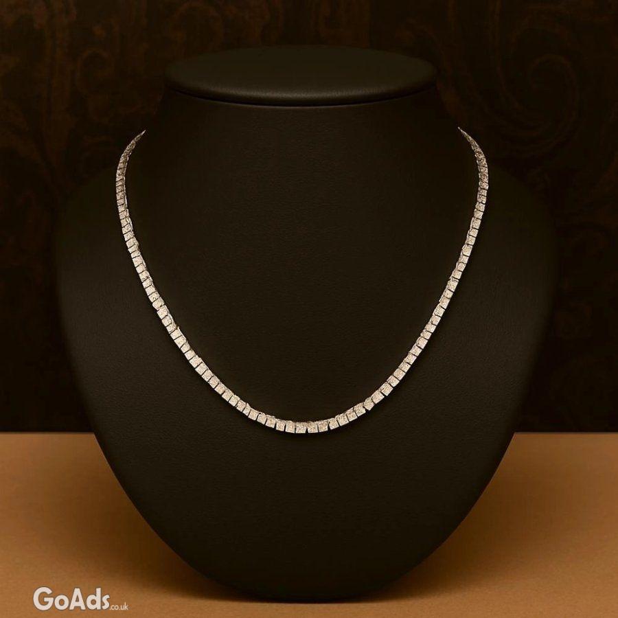 Stunning Diamond Tennis Necklace - Mother's Day Special!