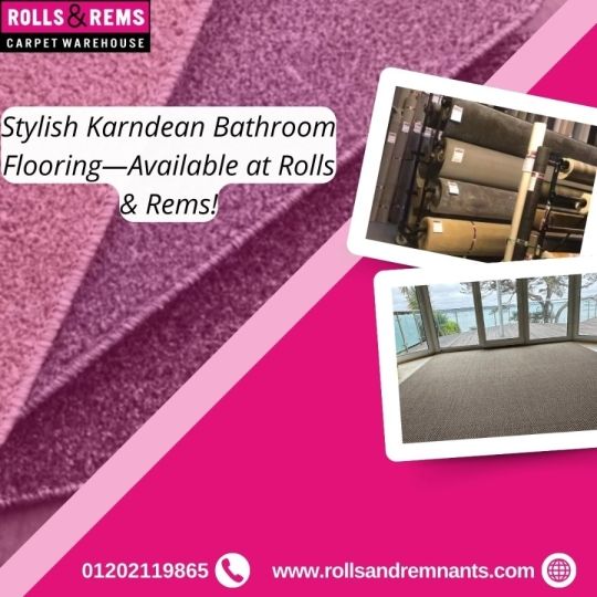 Stylish Karndean Bathroom Flooring—Available at Rolls & Rems!