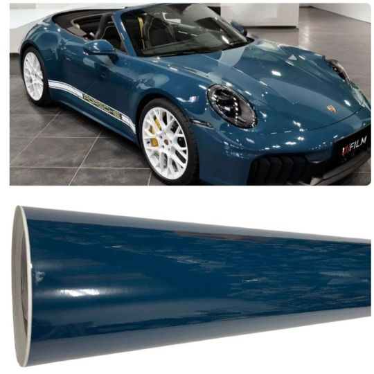 Super Bright Gloss Car Vinyl Wrap Film Sticker "Air Free Bubble"