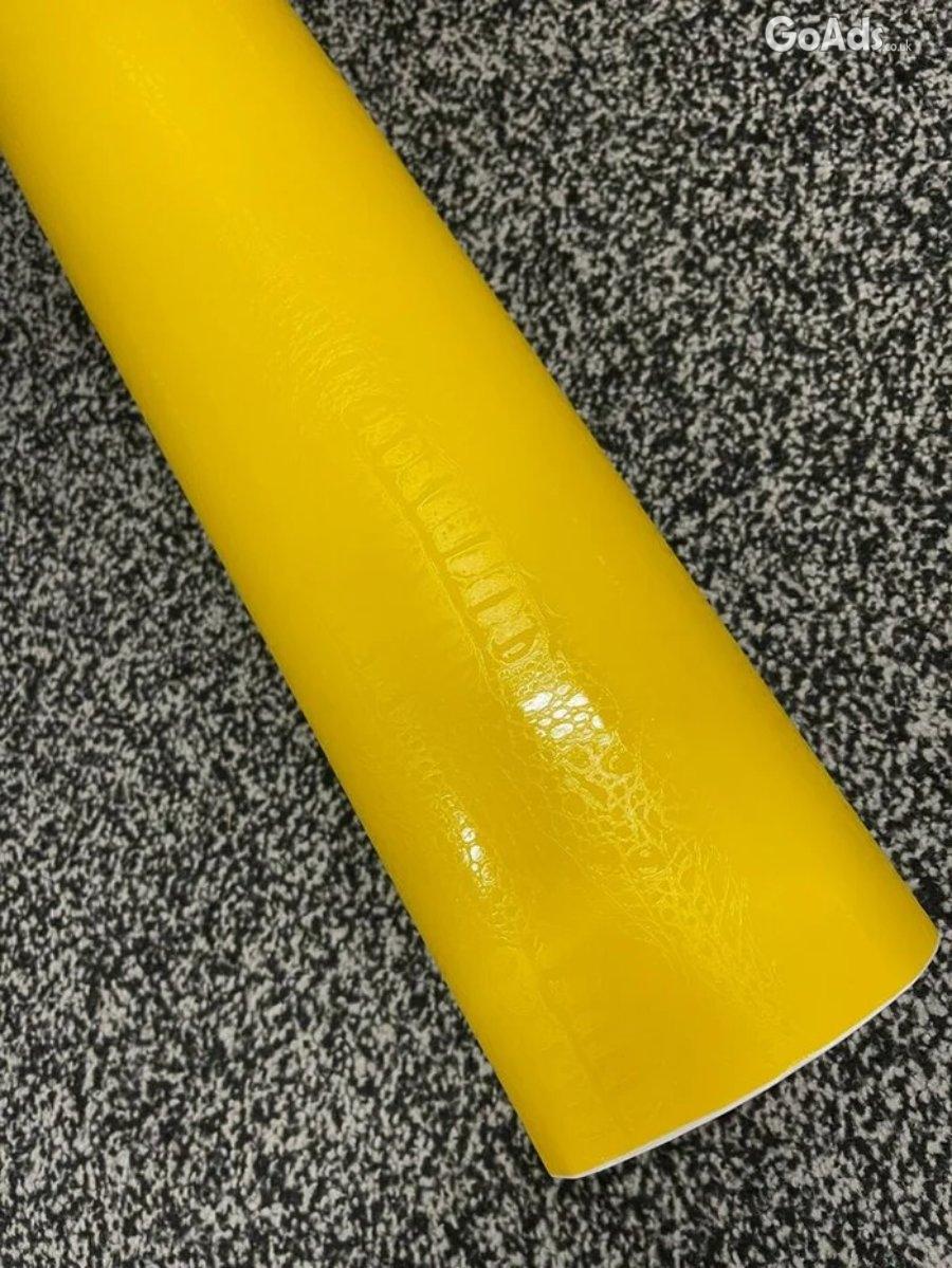 Supper Metallic yellow Gold Yellow Matte Gloss Car Sheet Fi