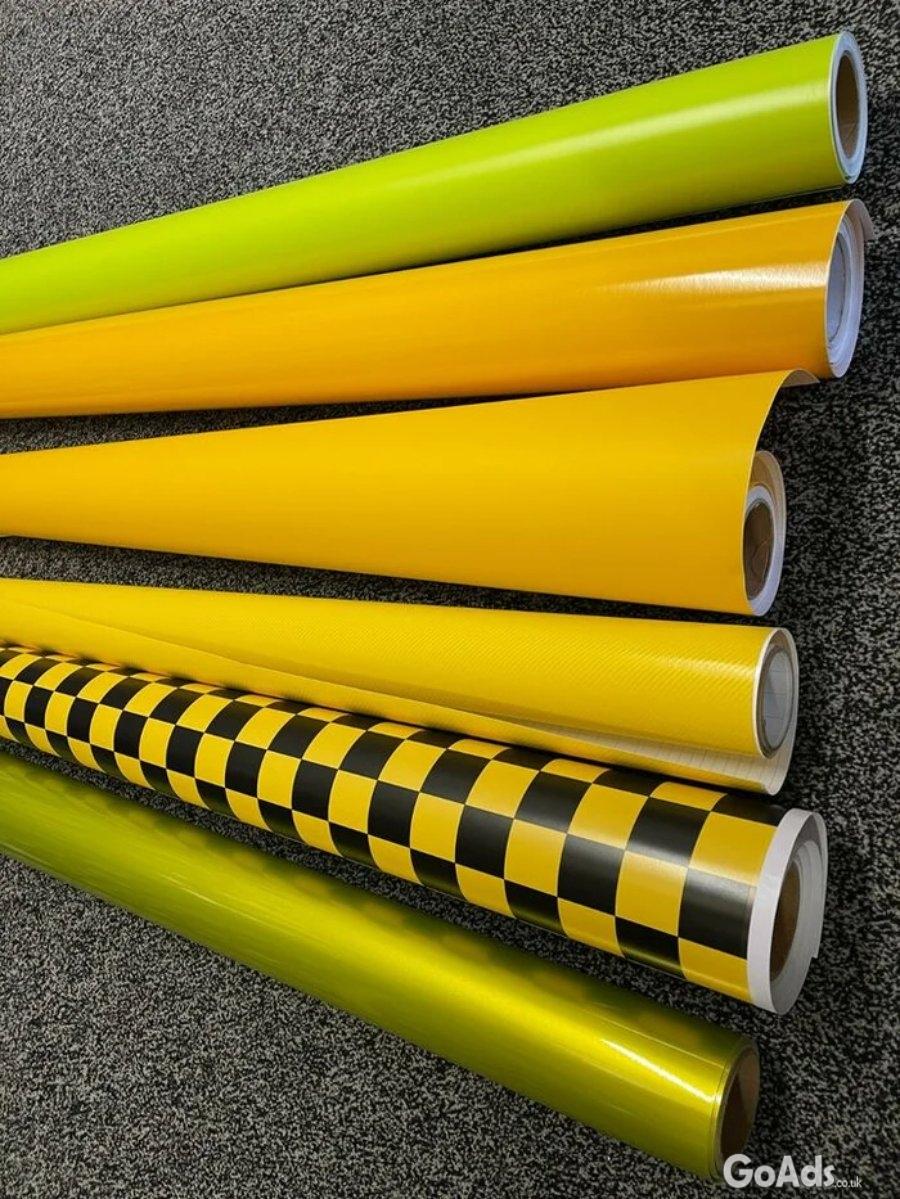 Supper Metallic yellow Gold Yellow Matte Gloss Car Sheet Fi