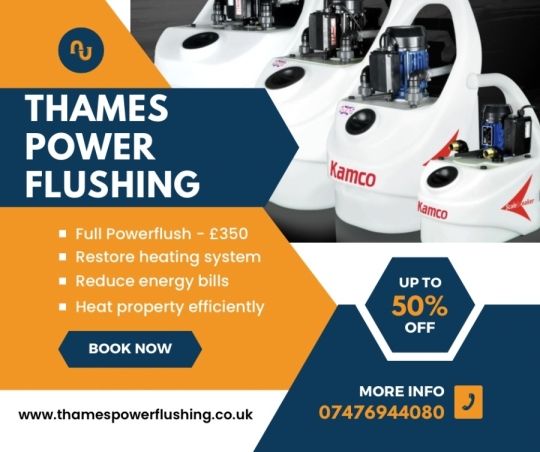 Thames Power Flushing heating system in East Sussex
