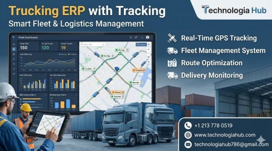 Trucking ERP System with GPS Fleet Tracking & Management