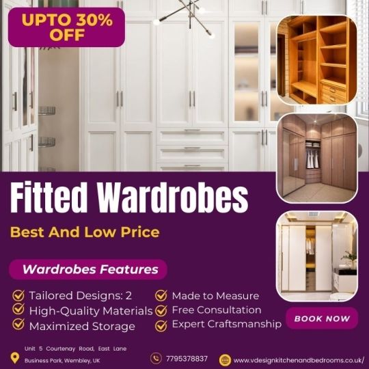 Upto 30% OFF on Bespoke Fitted Wardrobes in Milton Keynes