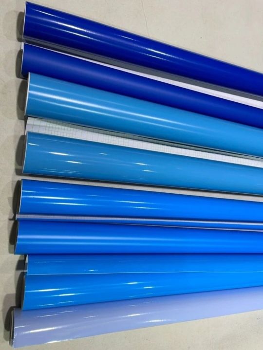 Vehicle Vinyl Wrap Super Gloss Blue Sticker Decal Film Air Free Car