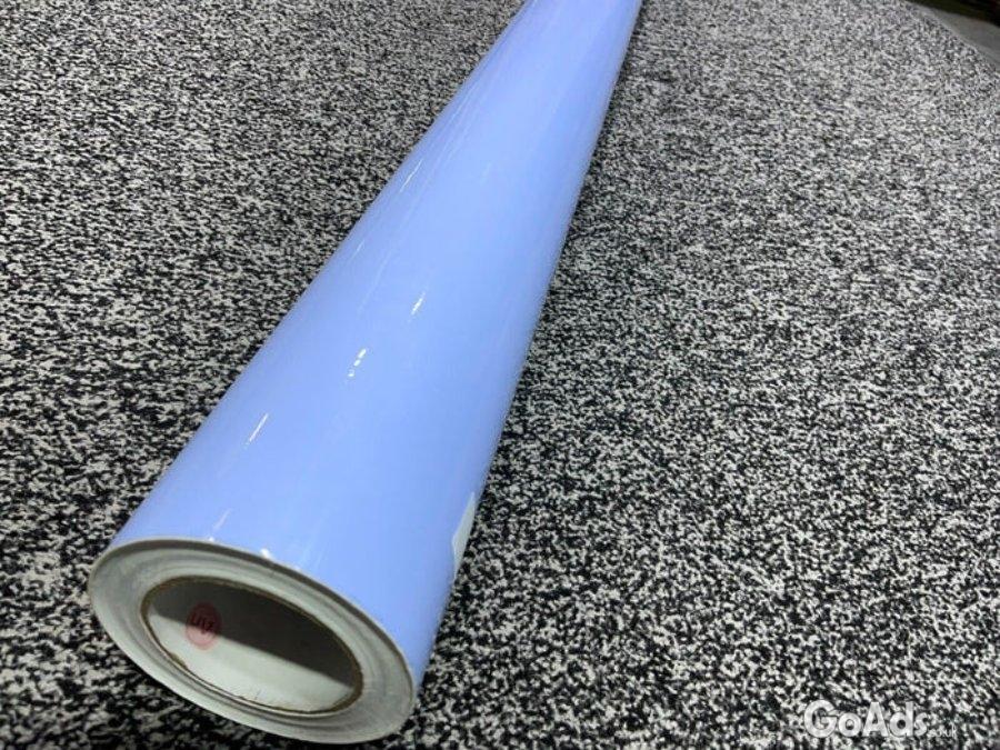 Vehicle Vinyl Wrap Super Gloss Blue Sticker Decal Film Air Free Car
