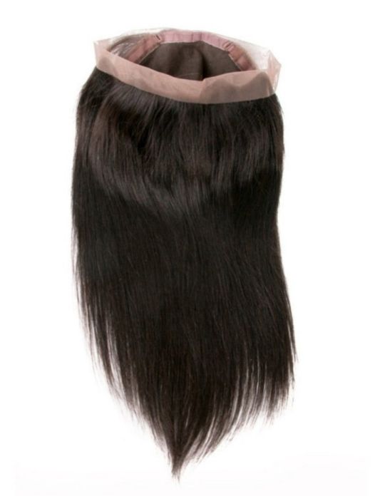 Virgin Hair 360° Lace Frontal – Straight