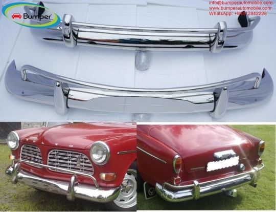Volvo Amazon USA style bumper (1956-1970) by stainless steel