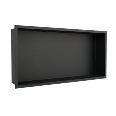 Wall Niche Inset With Shelf 600 x 300mm Black Shower Bathroom Recessed