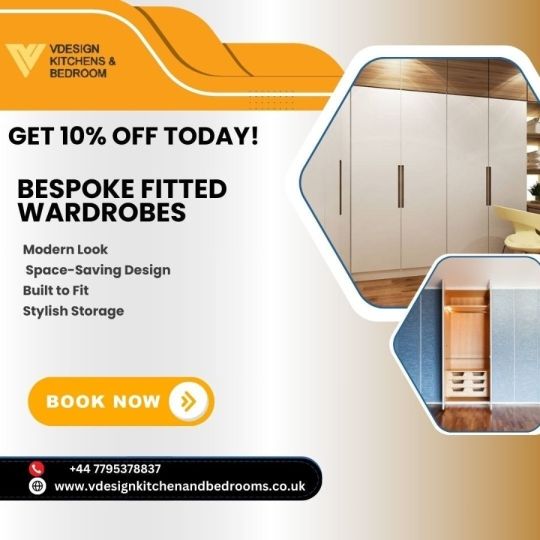 Watford Bespoke Fitted Wardrobes – Save 10% Instantly