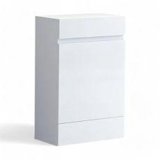 WC Unit White Waterproof PVC 550mm Toilet Cistern Back To Wall Vanity
