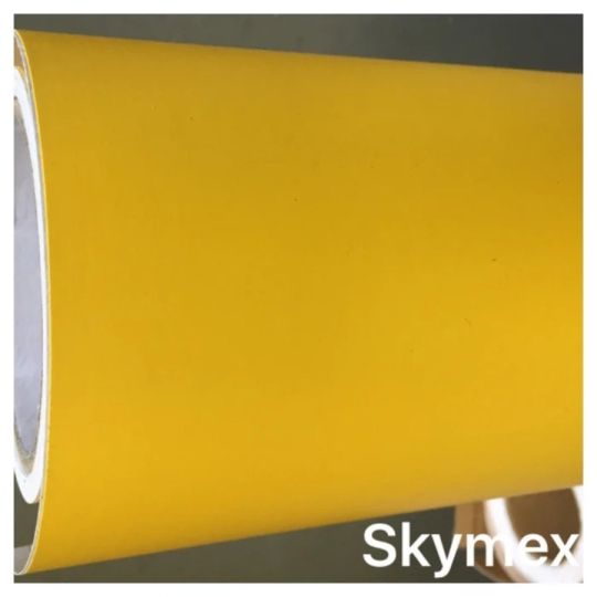 Yellow MATTE Vinyl Wrap Bedrooms Furniture Vinyl Wrap KITCHEN Cabinet