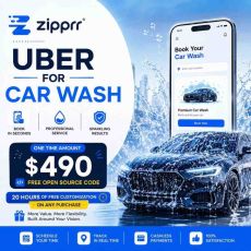 Zipprr Uber for Car Wash — Complete App for Doorstep Detailing